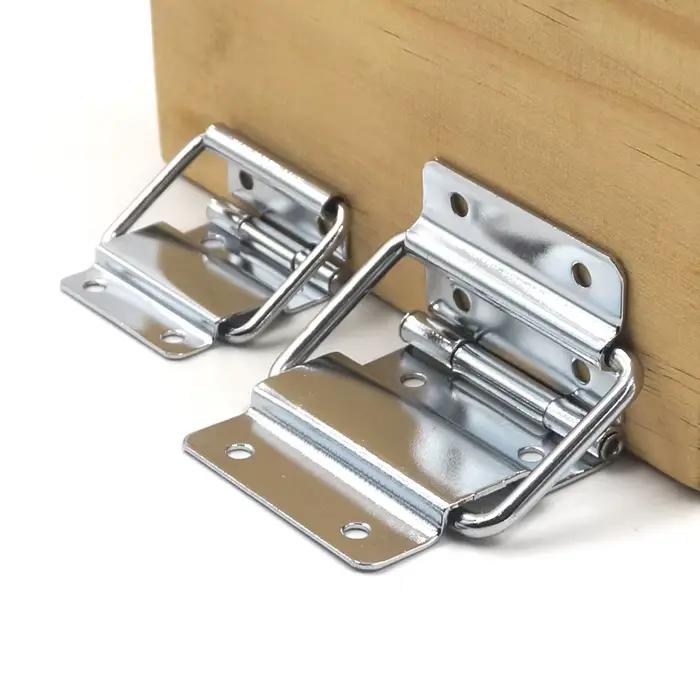 Support de levage de charnière d'angle de 90 degrés, 2 pièces, raccords de meubles, connexion de charnières d'armoire, matériel de boîte, accessoires de bagages, boîte en bois