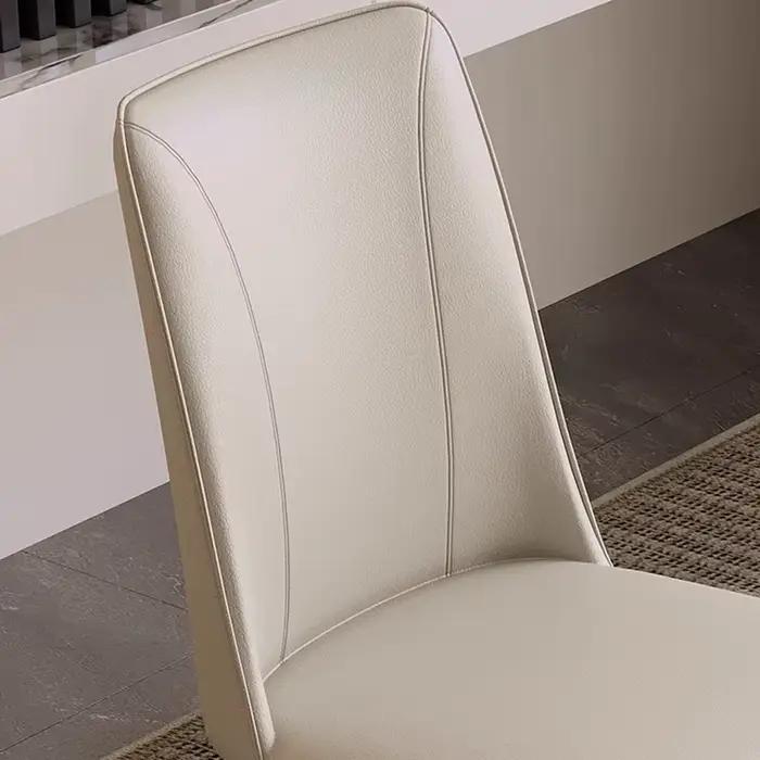 Ensemble de 2 chaises de salle à manger de luxe élégantes, peu encombrantes, modernes, minimalistes, meubles de salon