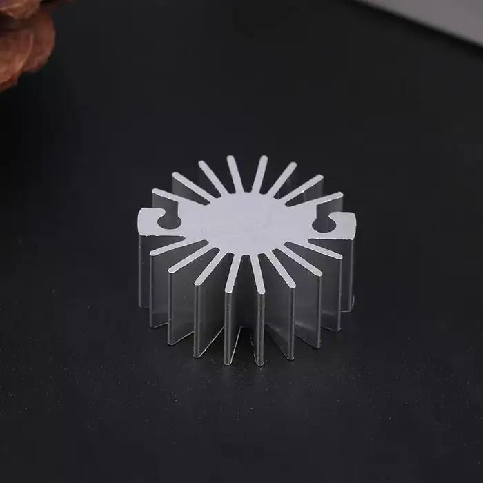 Radiateur en aluminium pour LED 23mm x 10mm ou dissipateur thermique à puce unique, 1W, pour lampe domestique, remplaçable