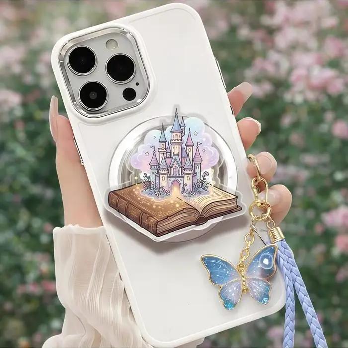 Support de téléphone de bureau en acrylique, design mignon de dessin animé et anime, accessoire de collection, cadeau pour filles et garçons, ornement