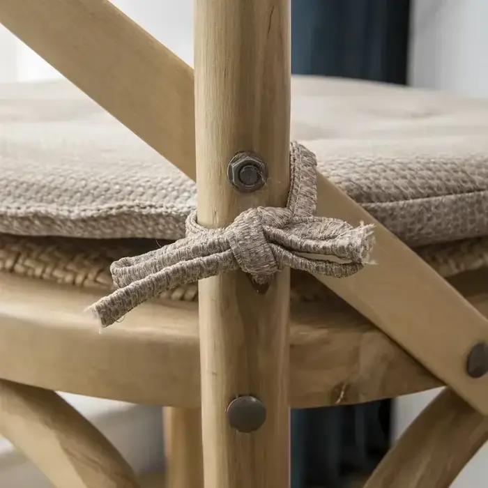 Coussin de chaise avec sangles