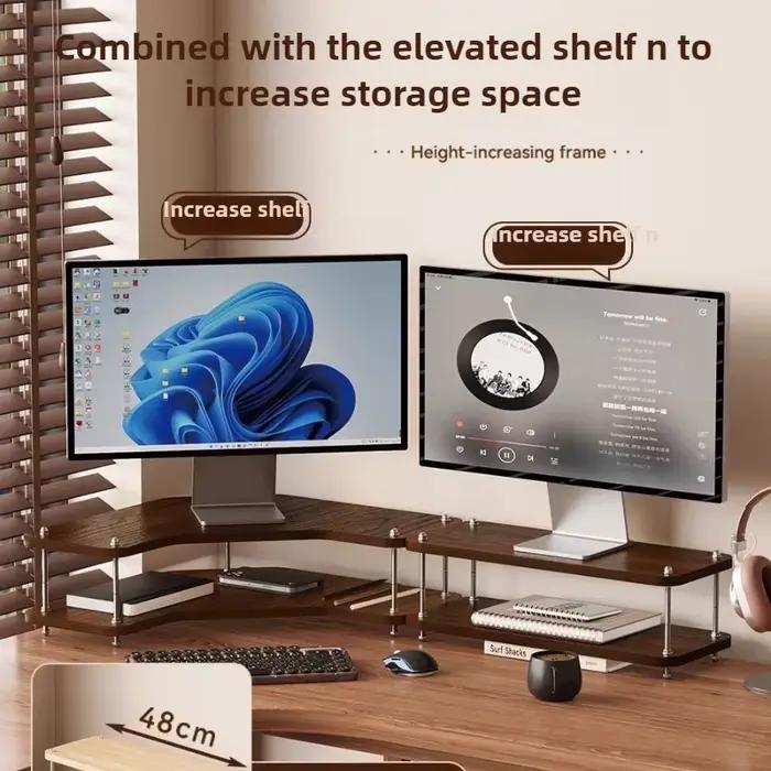 ‌ Support d'angle pour moniteur d'ordinateur
