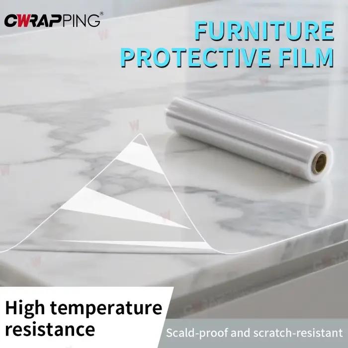 Film de protection Transparent en PVC pour meubles