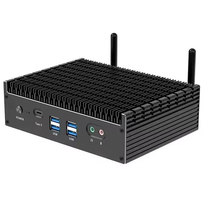 Mini PC sans ventilateur Intel i7 1355U i5 1335U de 13e génération, 2*2.5G LAN, PCIE4.0, DDR4, Thunderbolt 4, eGPU, PC de bureau gamer, mini ordinateur, WiFi6