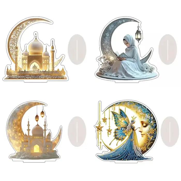 Décor Figure décor pour bureau pendaison de crémaillère cadeau décor de bureau ornement 2D acrylique ornement de bureau