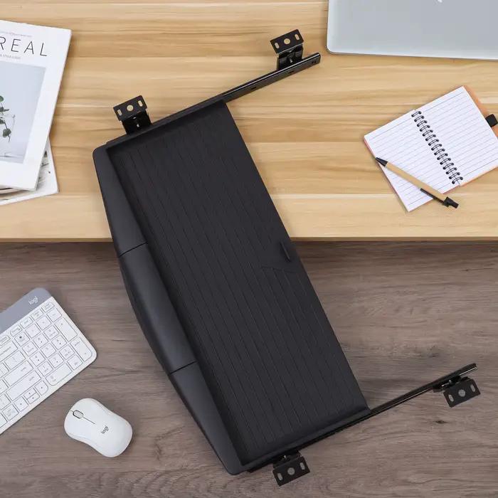 Support réglable pour clavier d'ordinateur coulissant