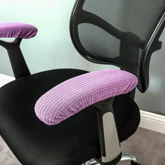 Juste élastique lavable pour accoudoir de chaise de bureau