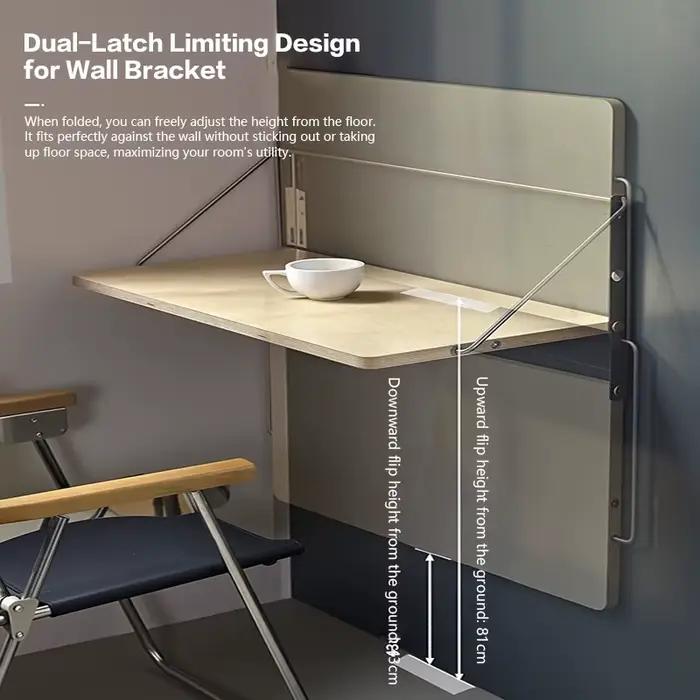 Bureau mural pliable en contreplaqué marin importé