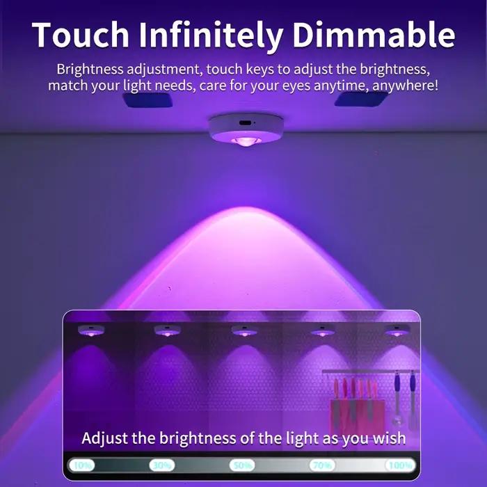 Lumières d'armoire RGB avec télécommande