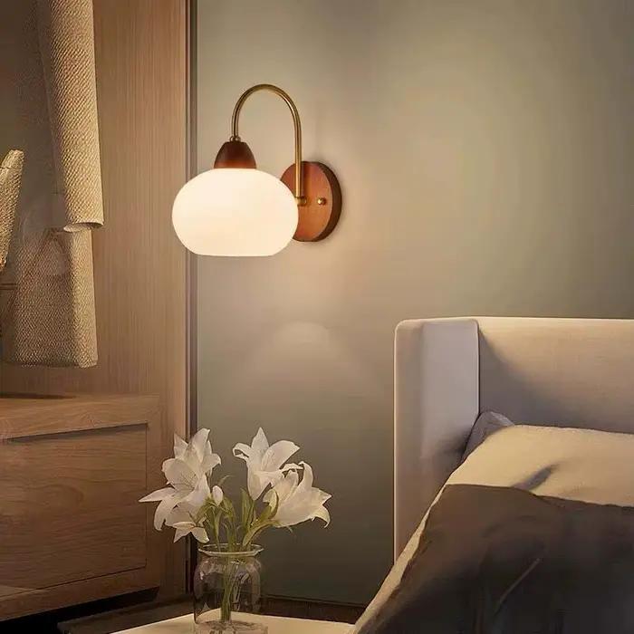 Lampe murale pour chambre à coucher, salon, lampes de chevet, couloir, lampe murale de style chinois, escalier moderne, éclairage mural rétro pour hall d'entrée.