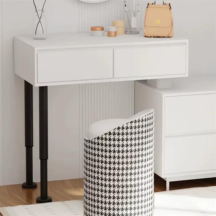 Pied de table en métal réglable de 72 à 110 cm