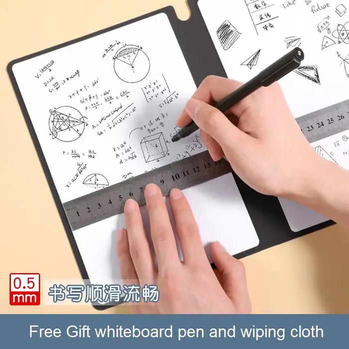 Ensemble de carnet de notes pour tableau blanc réutilisable