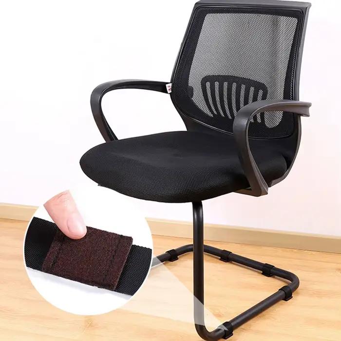 Coussinets de pieds de chaise noirs