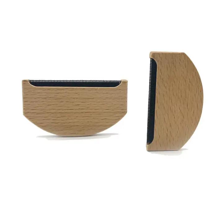 Épilateur en bois pour enlever les peluches, pull en cachemire, vêtements, rasoir en tissu pelucheux, boulochage au pompon, peigne de nettoyage Portable, brosse