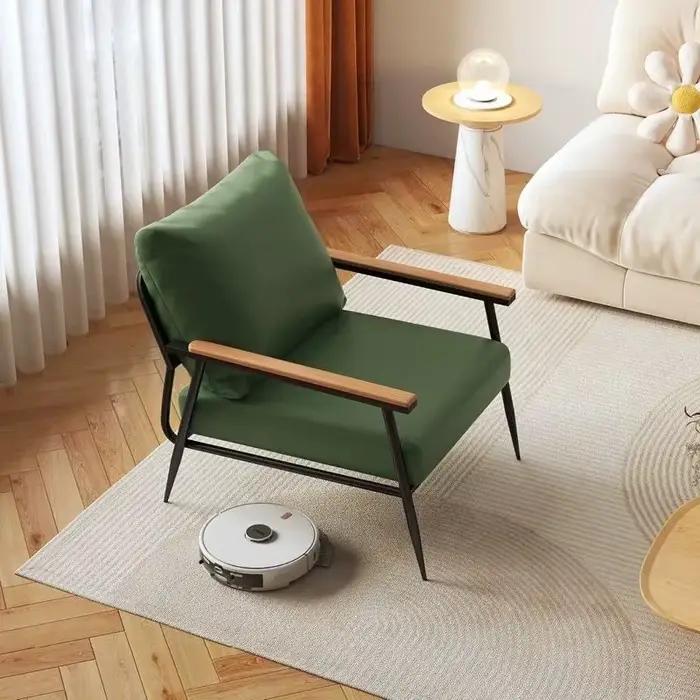 Chaise de luxe en cuir microfibre