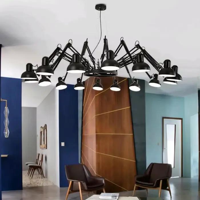 Luminaire Décoratif Plafonnier Forme Arachnéenne Design Moderne Éclairage Intérieur Idéal Pour Chambre Cuisine Bureau Occasions Spéciales