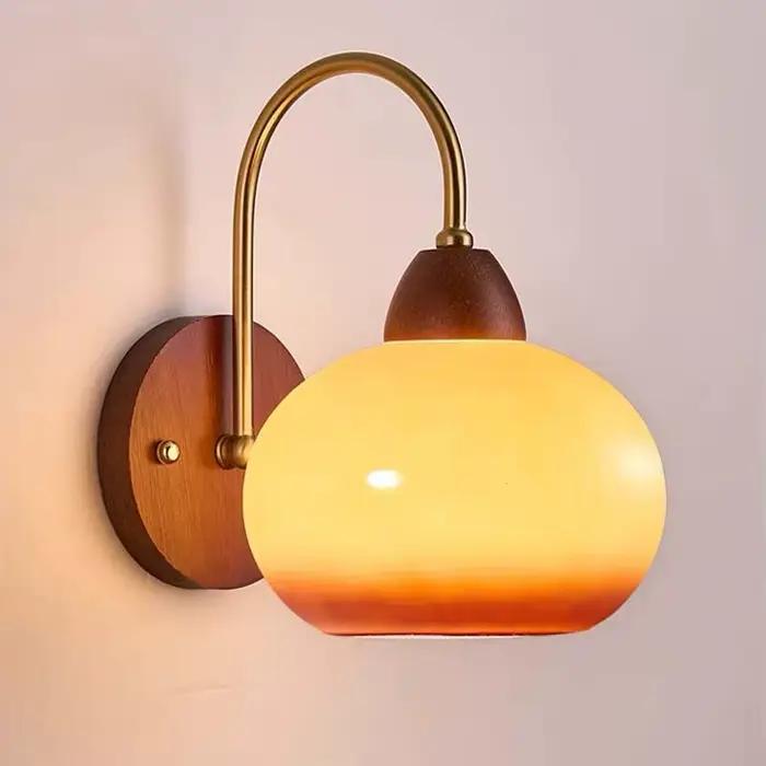 Lampe murale pour chambre à coucher, salon, lampes de chevet, couloir, lampe murale de style chinois, escalier moderne, éclairage mural rétro pour hall d'entrée.