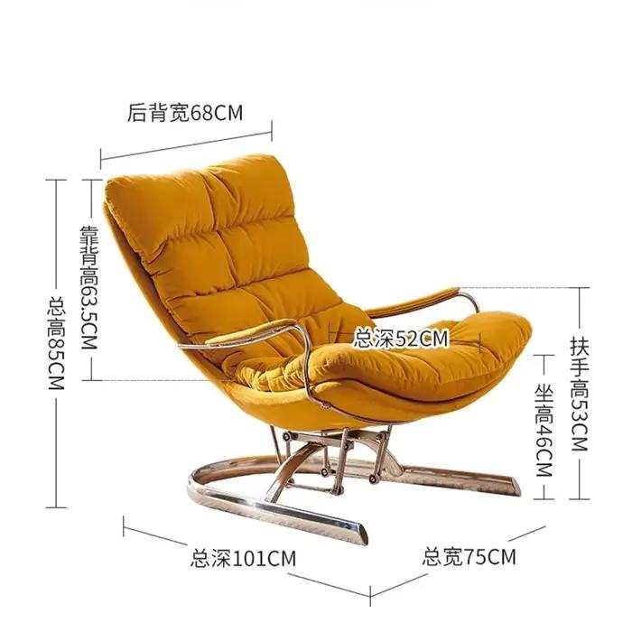 Chaise de salon en bois et métal rembourrée élégante et personnalisable pour adultes occasions spéciales et décoration de maison