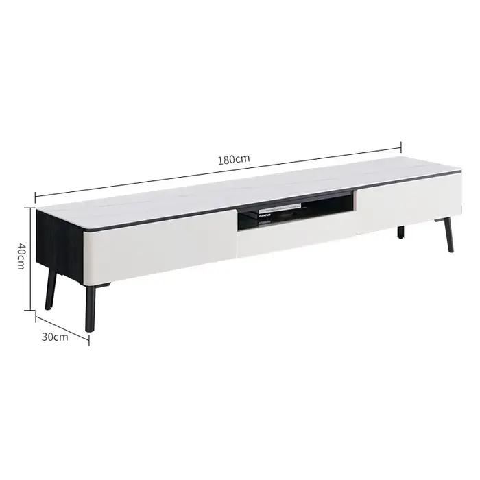 Meuble TV élégant au design créatif moderne avec tiroirs