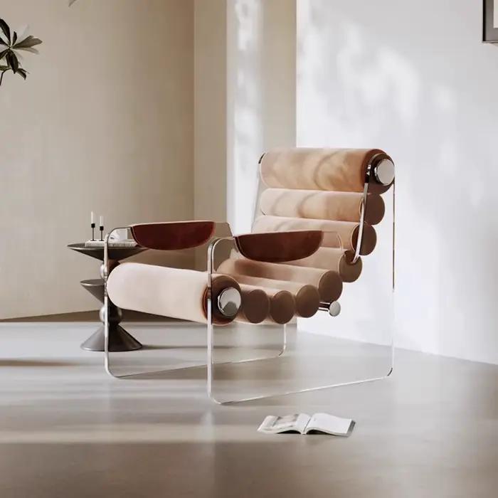 Chaises ergonomiques de luxe salon nordique