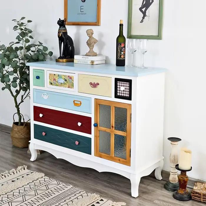 Etagère portes salon armoires affichage anti-poussière artisanat organisateur armoire côté d'entrée Woonkamer Kasten accessoires pour la maison