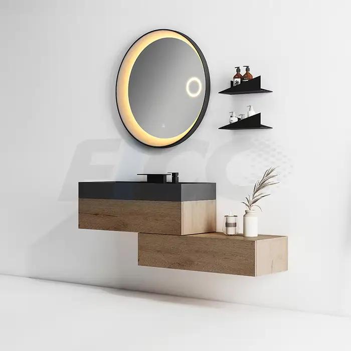 Armoire murale miroir personnalisable bois massif salle de bains moderne occasions spéciales