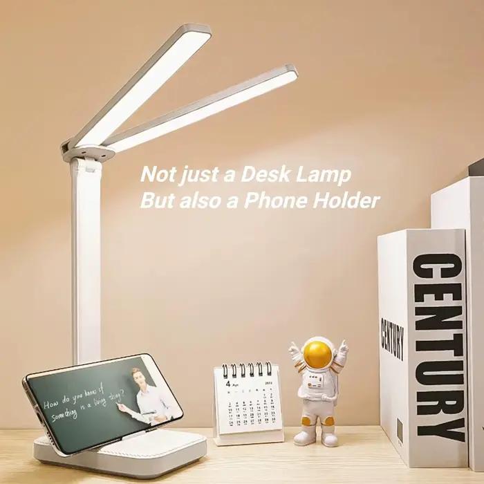 Lampe de bureau LED à double tête
