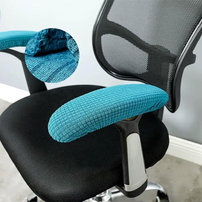 Juste élastique lavable pour accoudoir de chaise de bureau