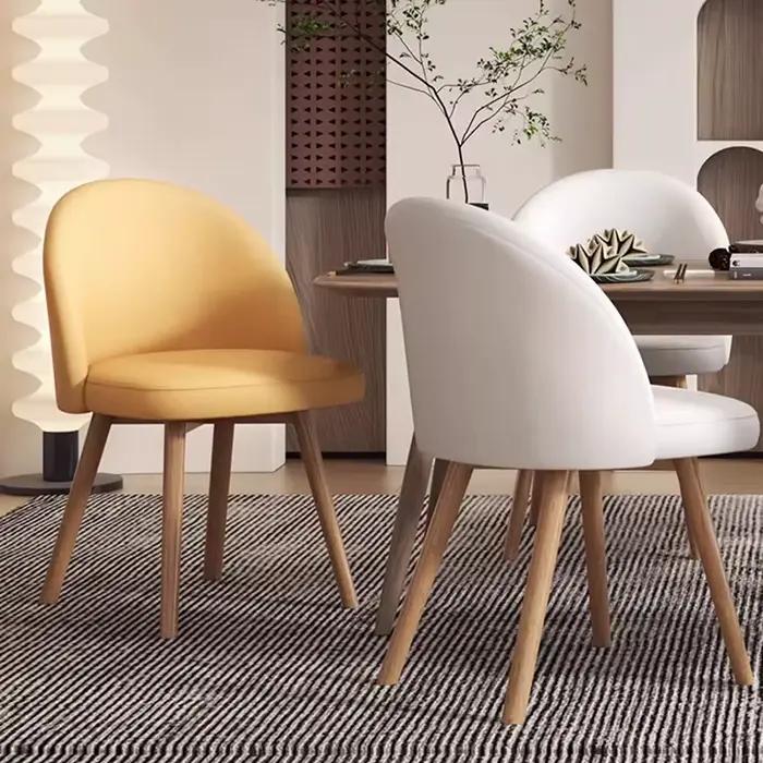 Chaises de Salle à Manger en Bois de Bouleau et Pin Style Nordique Moderne Luxe pour Décoration Intérieure Occasions Spéciales
