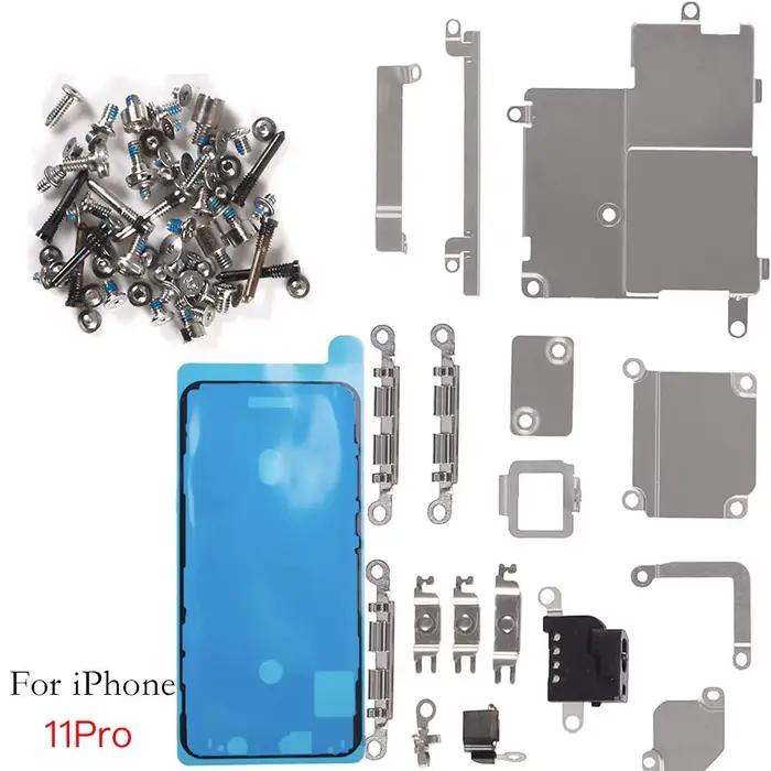 Accessoires intérieurs pour iPhone X XS XR 11 12 Mini Pro Max, support métallique avec jeu de vis complet, remplacement étanche