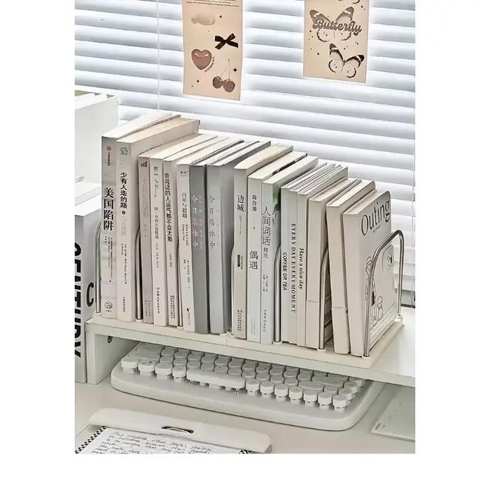 Étagère de bureau moderne minimaliste avec base antidérapante pour rangement et organisation professionnelle et élégante à offrir pour bureau et études