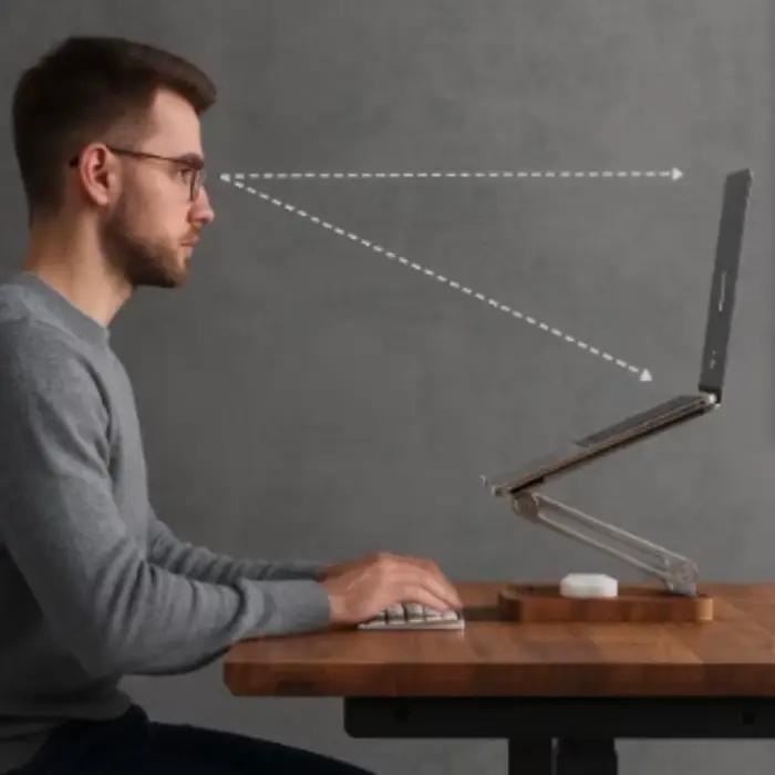 Convertisseur de bureau ergonomique et réglable