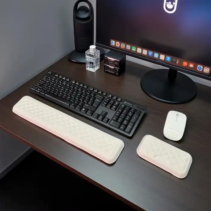 Ensemble de repose-poignets pour clavier en mousse à mémoire de forme