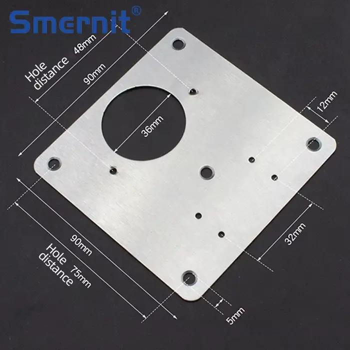 Plaque de réparation de charnière de meubles pour armoires de cuisine, en acier inoxydable, tiroir, fenêtre, porte, charnières, Kit de réparation, raccords
