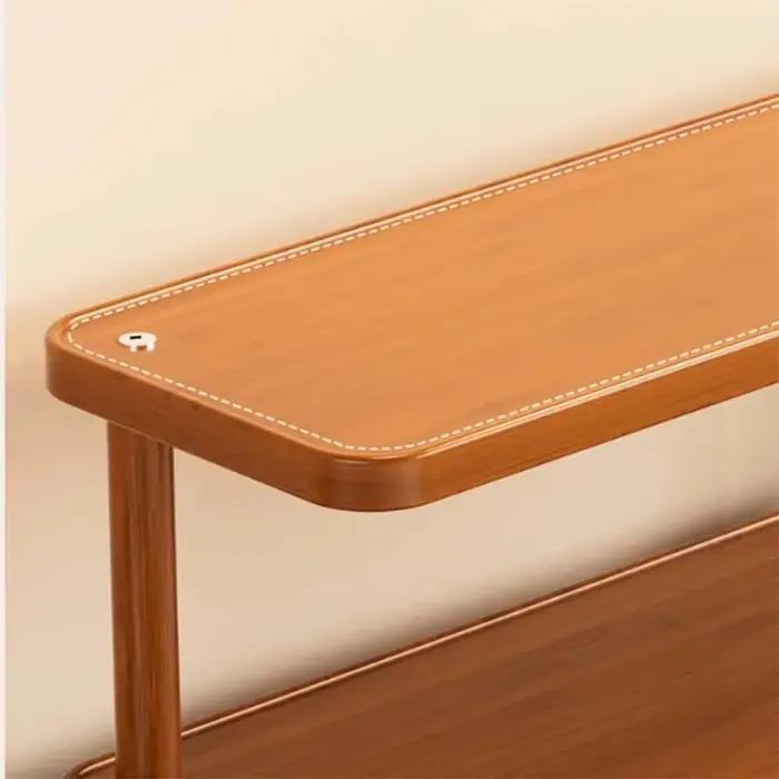 Étagère de rangement en bois à 2 niveaux pour comptoir
