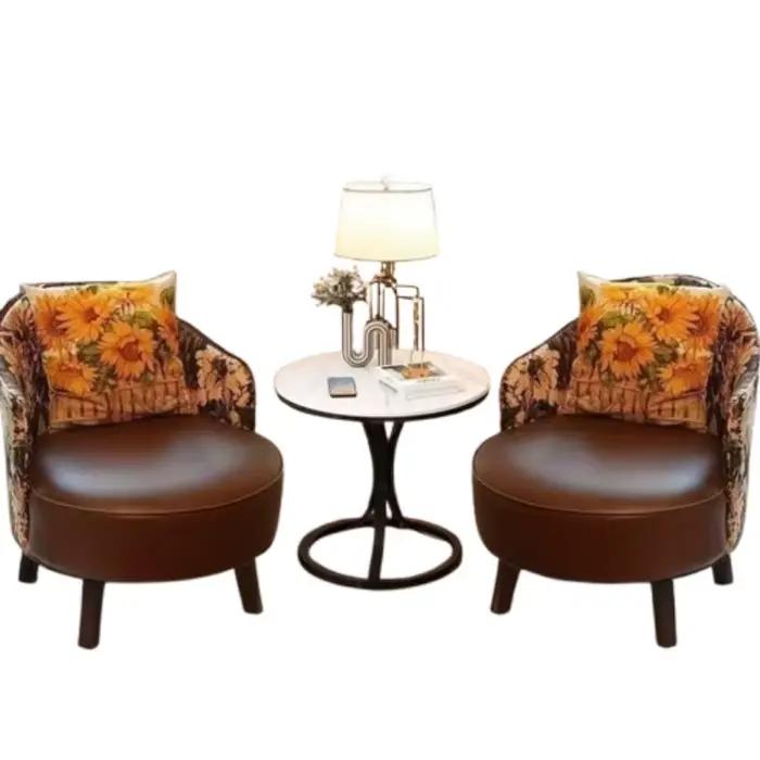 Chaises en cuir modernes accoudoir de luxe jeu ergonomique