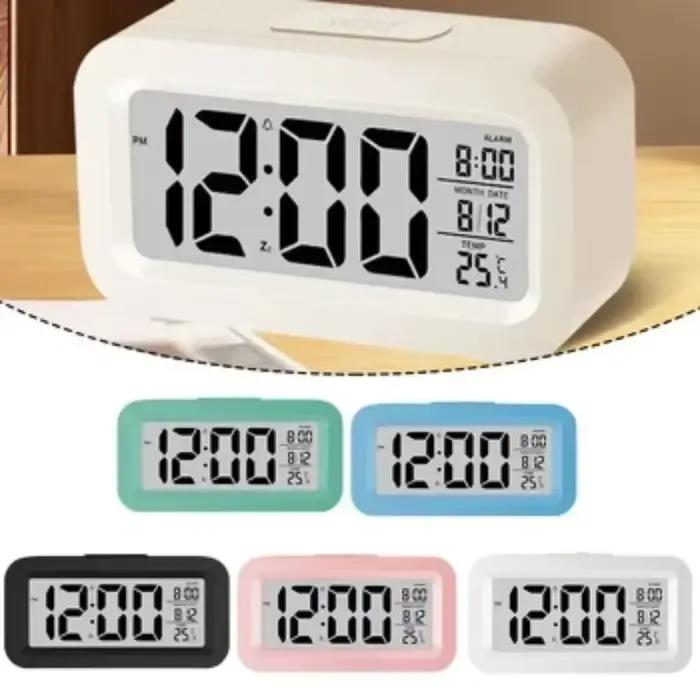 Décorations de bureau horloge de Table décoration de chambre Led réveil numérique données fois calendrier électronique