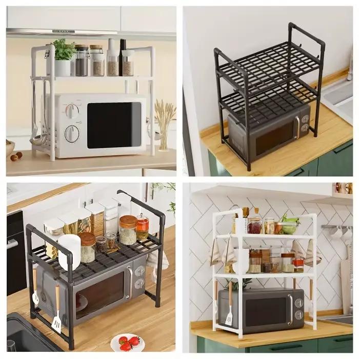 1 support de rangement pour micro-ondes