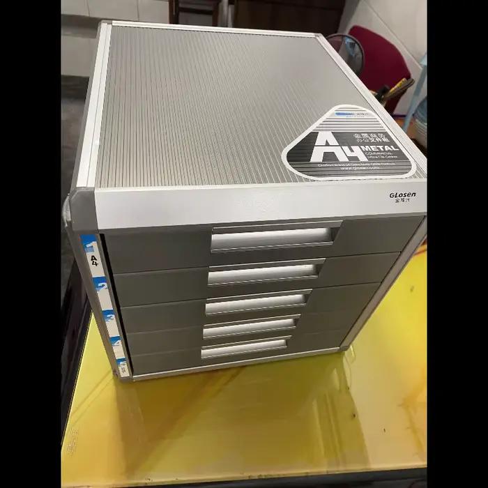 Armoire à dossiers en alliage d'aluminium verrouillable avec tiroirs