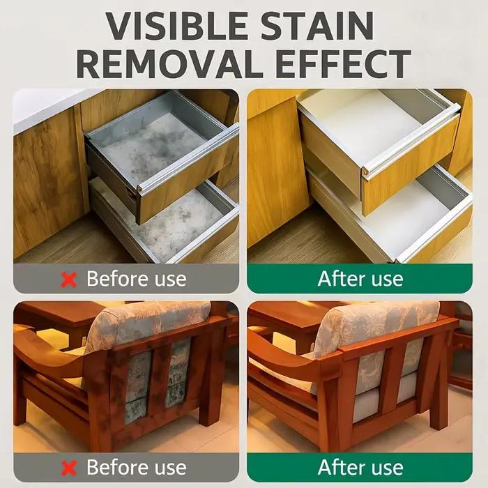 IFUBO Wood Black Spot Remover : traitement concentré pour meubles et armoires