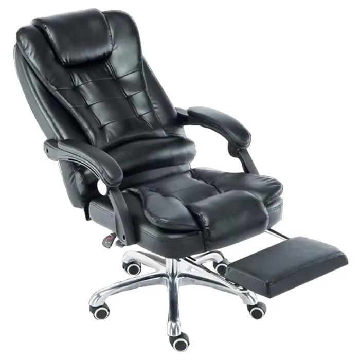 Massage bon marché mobilier de bureau ergonomique doux chaises de patron inclinables exécutives chaise