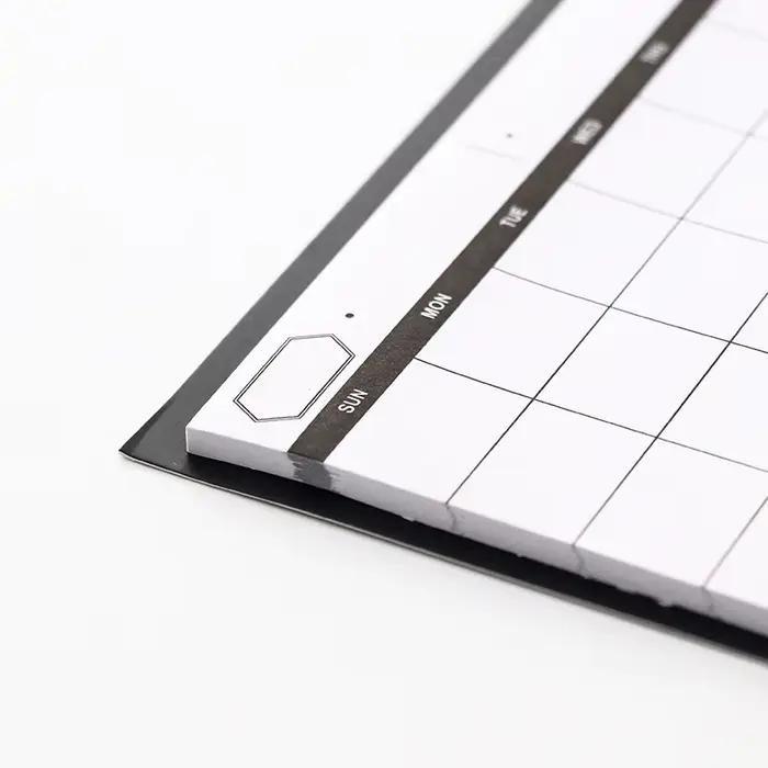 1 pièces calendrier de bureau créatif et Simple Plan de ce mois livre étude