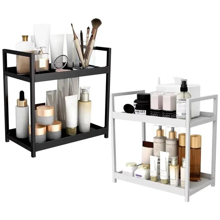 2 niveaux, support de rangement de bureau