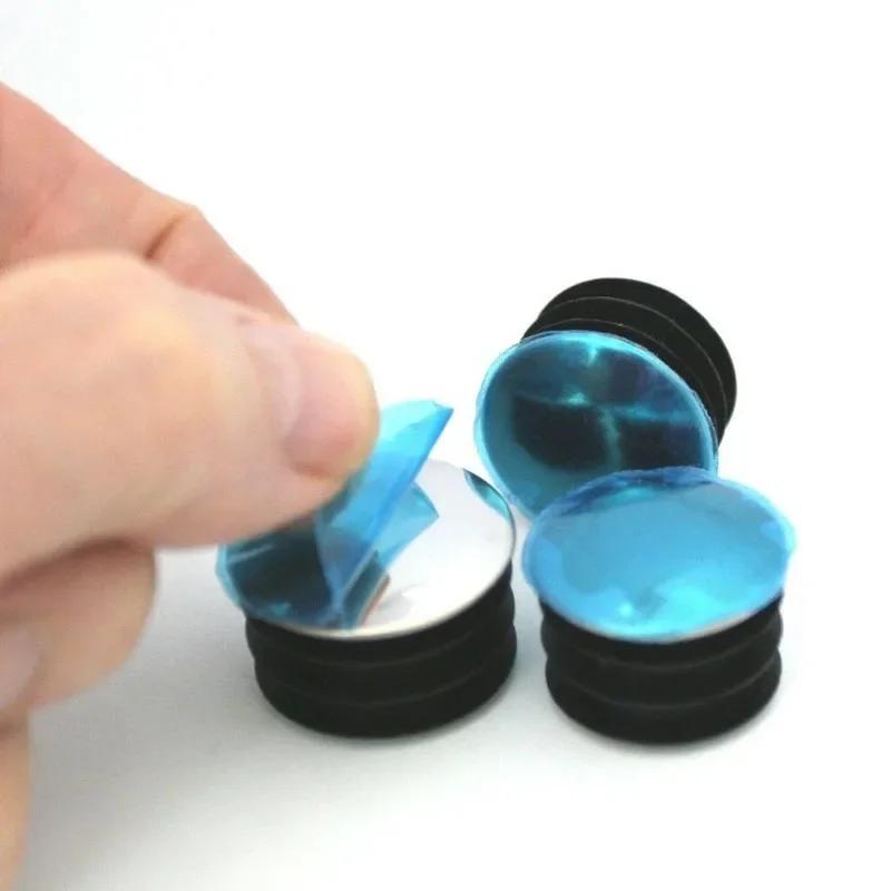 Bouchon d'extrémité de Tube rond en acier inoxydable, couvercle de tuyau de pied de meuble avec miro