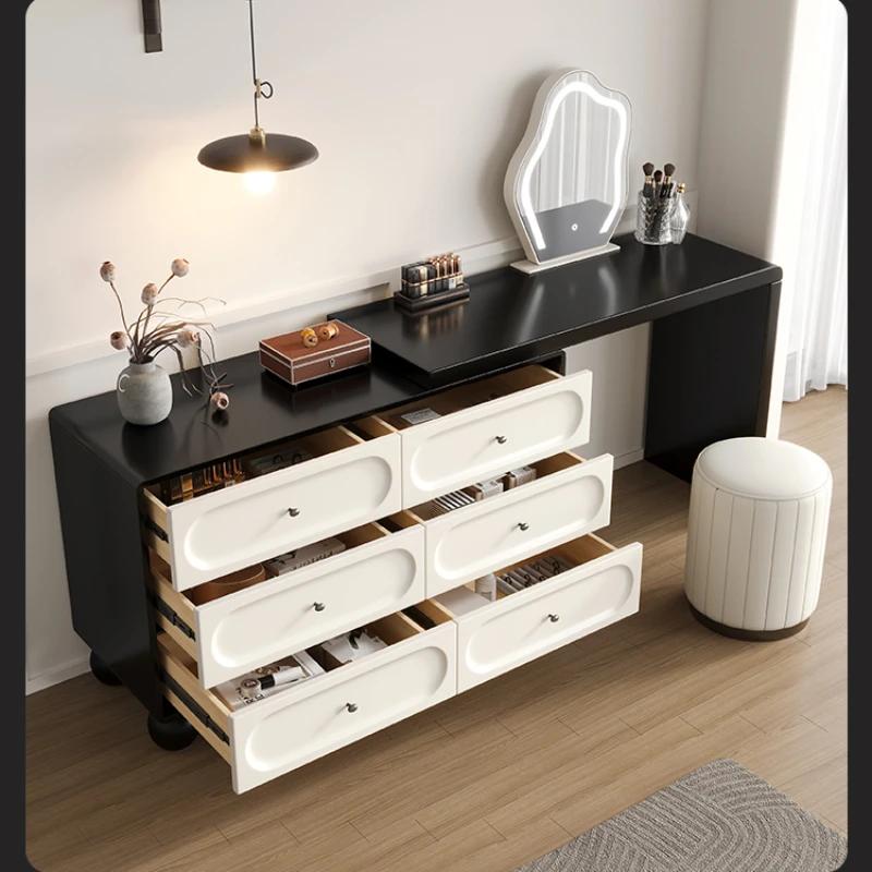 Lampes De vanité De rangement compactes, esthétiques simples, commodes De Chambre De fille, tiroirs 