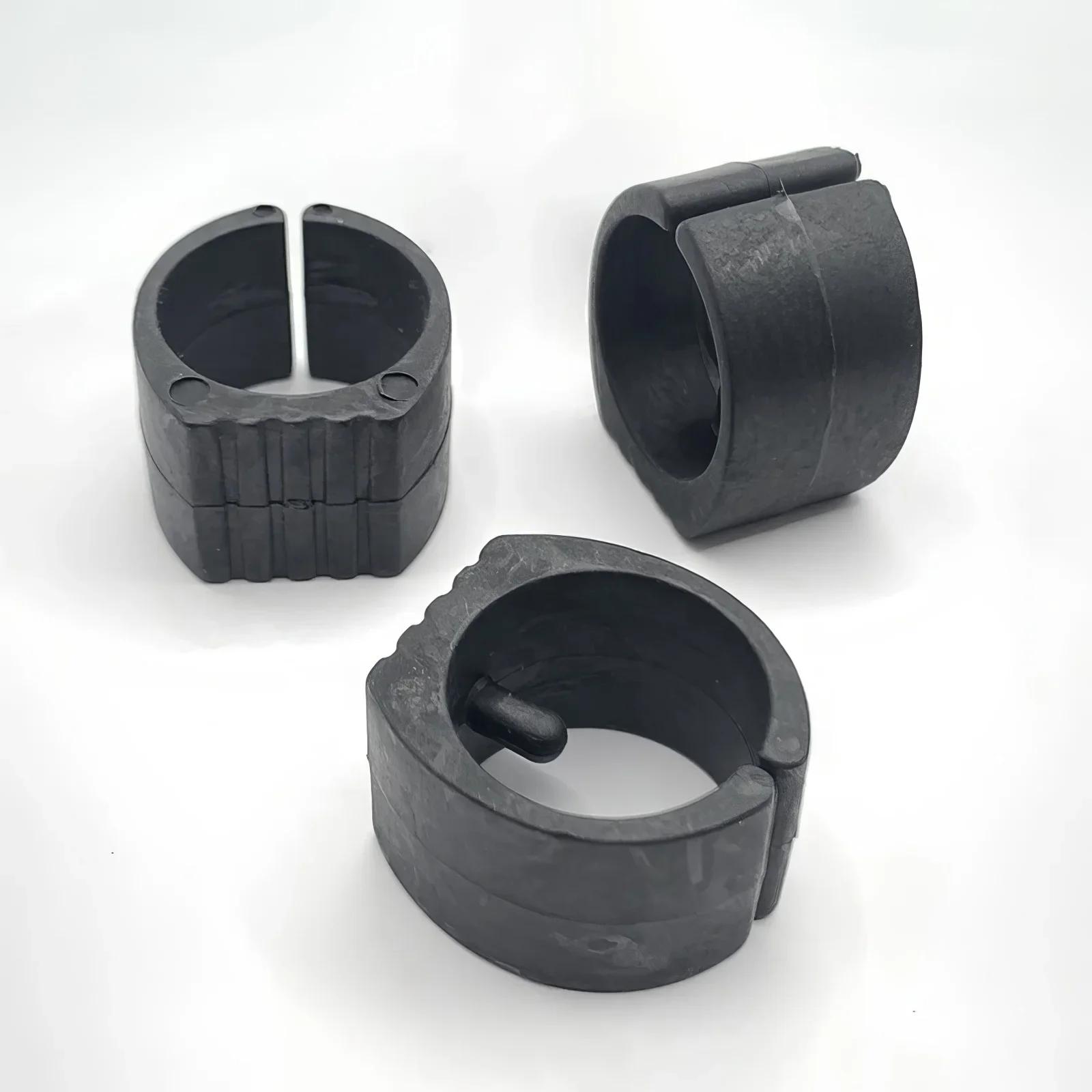 Tube de pieds de chaise en plastique noir, coussretours rond, type U, anti-alde, 13mm, 16mm, 19mm de