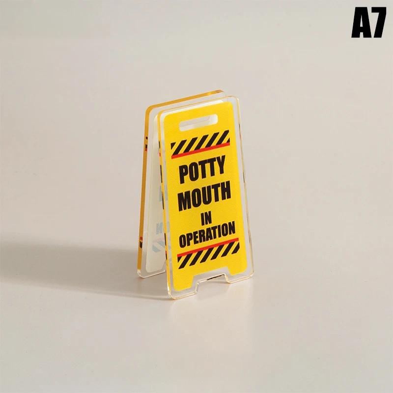 Panneau de bureau en acrylique "Leave Me Alone, I'm Busy" – Décor de bureau humoristique, cadeau uni