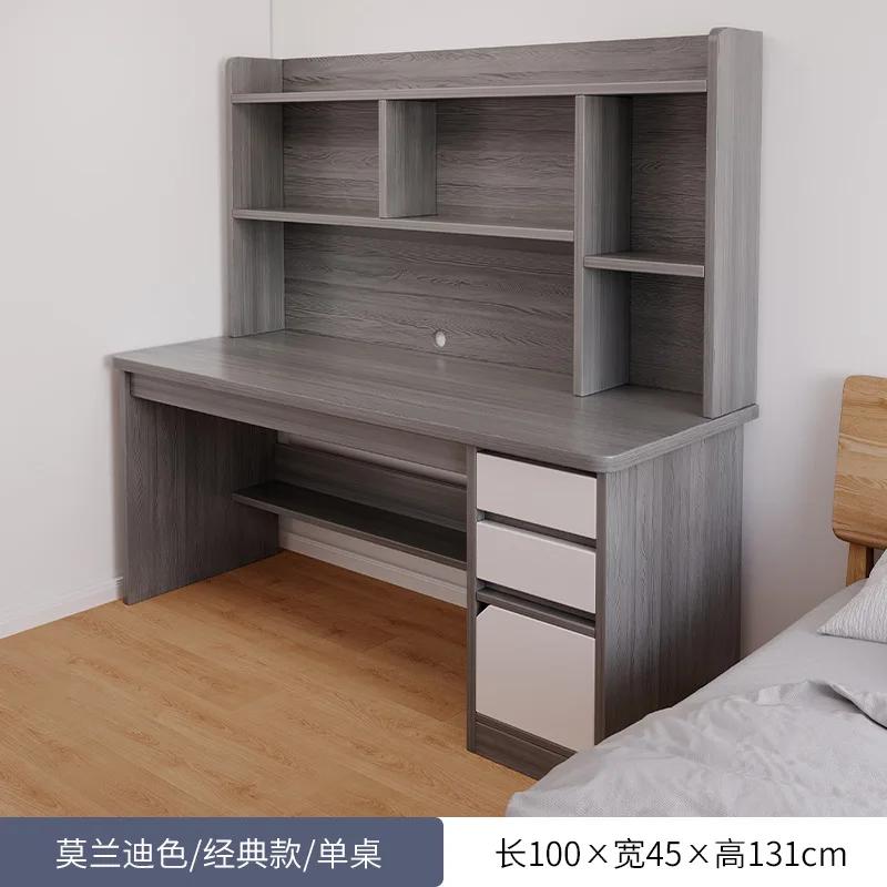 Bureau d'ordinateur intégré pour chambre d'étudiant, bureau d'écriture simple pour maison de locatio