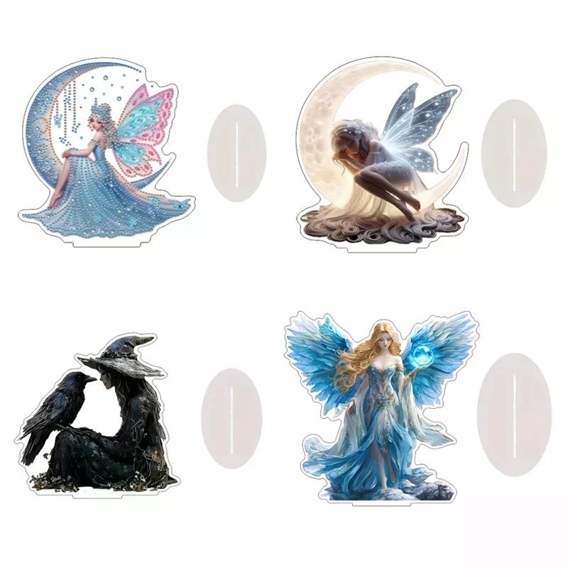 Décor Figure décor pour bureau pendaison de crémaillère cadeau décor de bureau ornement 2D acrylique ornement de bureau