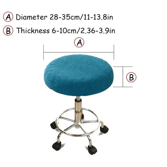 Housse de chaise à bras haut, housse de chaise de salle à manger élastique, étui de siège de bureau